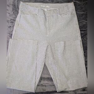 Old Navy Blue and White Houndstooth Scarf